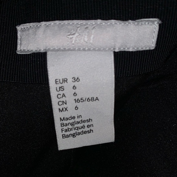 H&M Pencil Skirt Size 6 Black - Picture 5 of 5